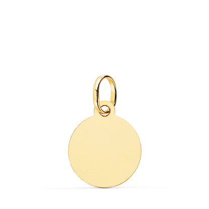 Medalla de oro amarillo de 18 quilates con el signo zodiacal de Aries grabado en relieve, de 13 mm de diametro. Exclusiva de Joyeria Ferraz, expertos en joyeria de lujo, compra de oro y tasaciones en Madrid. Ubicada en Calle Ferraz 27, Moncloa-Aravaca, cerca de Arguelles, Chamberi y Plaza de España. Colgante de oro macizo con acabado matizado, ideal para personas nacidas bajo el signo de Aries que buscan un accesorio elegante y con significado astrologico. Compra online con envio a toda España o visitanos p